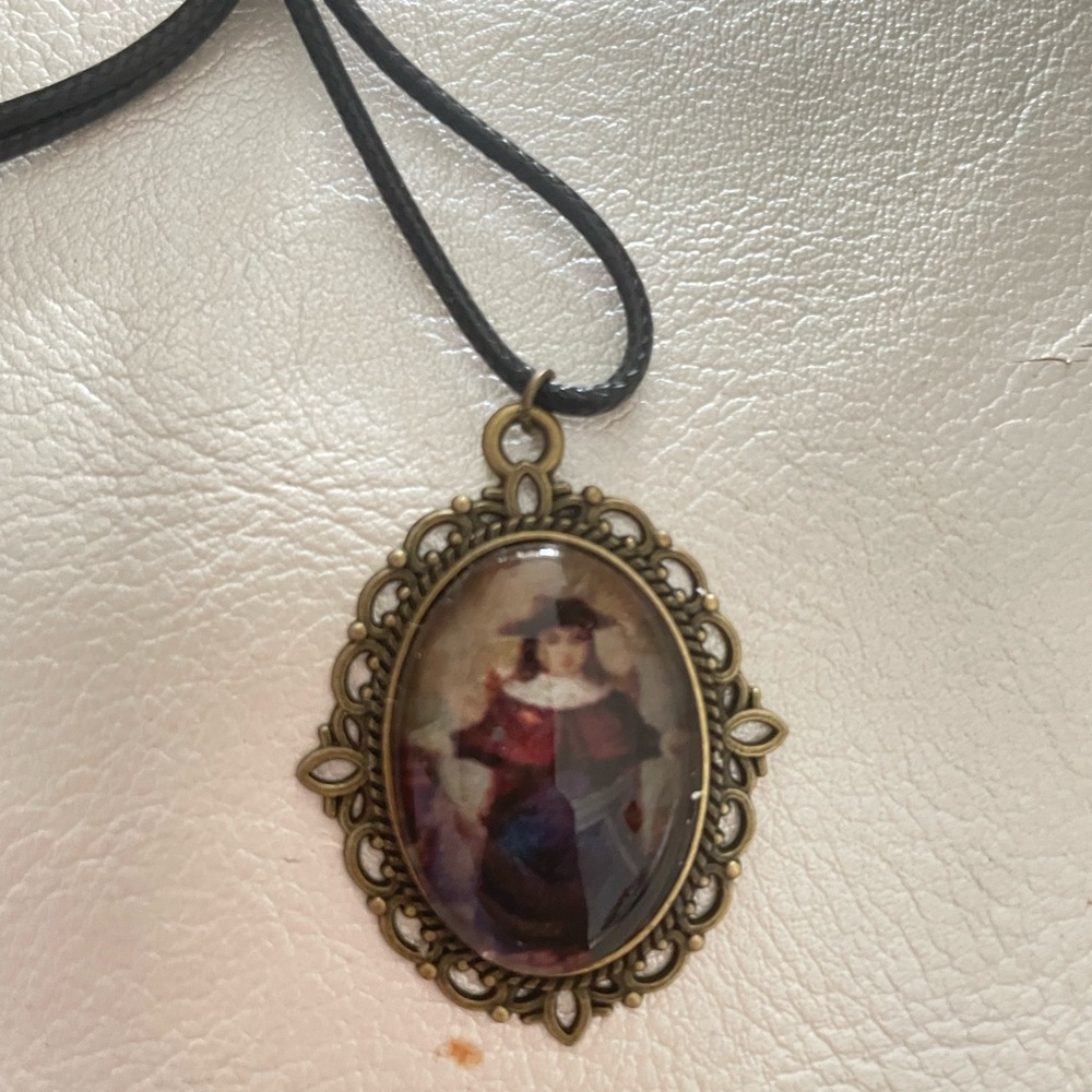 Artistic Bronze antoch child Pendant Necklace